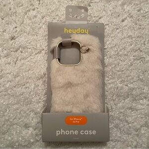 Alpine iPhone 16 Pro heyday Cream Faux Fur Phone Case Brand New